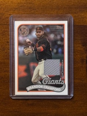 2024 Topps Series 1 - 1989 Relics Brandon Crawford #89BR-BC San Fransisco Giants