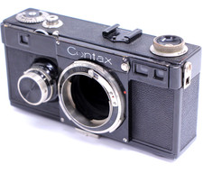 Fotocamera pellicola telemetro Zeiss Ikon Contax I c tipo 3 nera "V" Ver...
