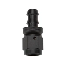 ALLSTAR PERFORMANCE Pushlock Hose End Black Straight -16 ALL49416