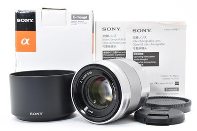 [Top MINT w/ Hood, Caps] Sony SEL50F18 OSS Lens For Sony E Mount  From JAPAN