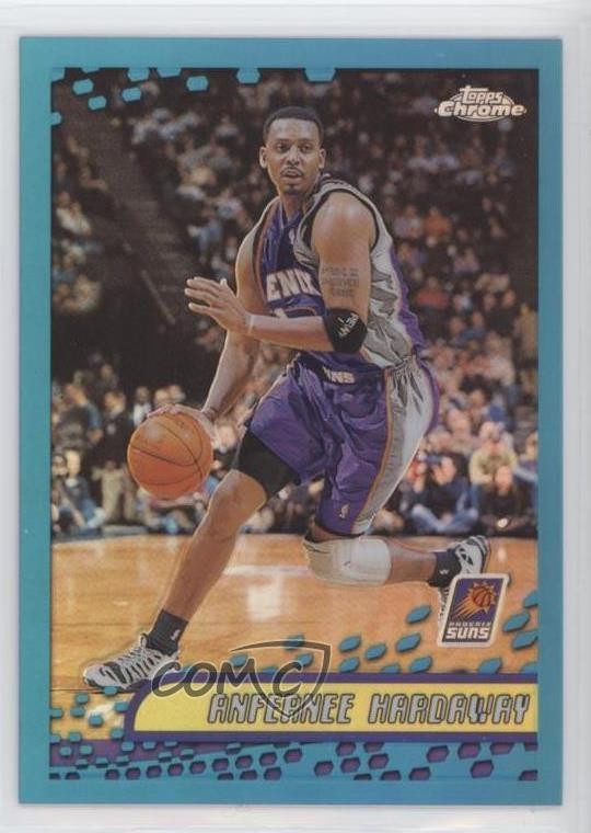 2001-02 Topps Chrome Refractor Anfernee Hardaway #35 04dh