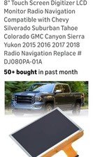 NEW 8" Touch Screen Digitizer LCD Monitor Radio Navigation Compat.w/ Silverado