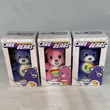 Lot Of 3 Care Bears Collection Mini Plush 3" 2 Harmony Bears And 1 Cheer Bear