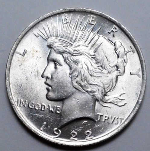 1922-P Peace Dollar Silver US Coin, $1.00, Vintage, NO RESERVE Price