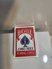 Vintage USA Made Bicycle Poker Jumbo Index 88 Air Cushion Finish Playing Cards