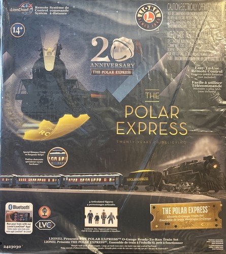 Juego de tren Lionel 2423030 Polar Express 20 aniversario LIONCHIEF RTR | Condition: Used