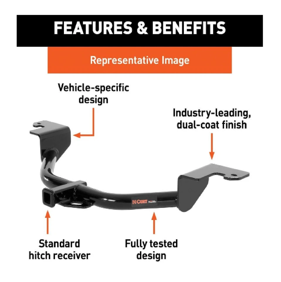 Curt Class 1 Trailer Hitch 113253 for 2006-2010 Hyundai Sonata Foto 2 de 4