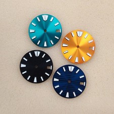 28.5MM Green Luminous Watch Dial for NH35/NH36 Movement