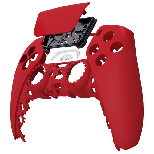 eXtremeRate Black Soft Touch Touchpad Front Top Shell Cover For ps5 Controller - Afbeelding 29 van 29