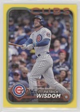 2024 Topps Series 1 Yellow Patrick Wisdom #328 11cz