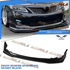 Car Front Bumper Spoiler Lip Body Kit For Toyota Corolla 2011-2013 2012 Black Car Front Bumper Spoiler Lip Body Kit For Toyota Corolla 2011-2013 2012 Black
