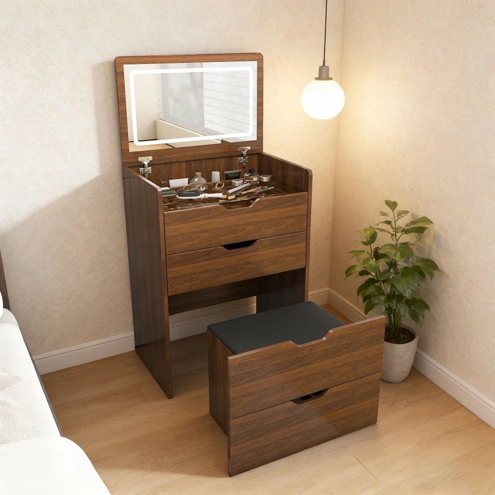 Tocador Con Cassetti 60x50x125 Cm – Mobile Da Trucco Compatto, Design Essenziale - 2