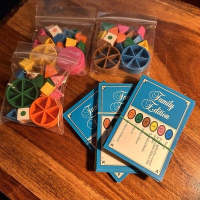 Trivial Pursuit Ersatzteile & Fragekarten Familienausgabe Erwachsene Kinder Set 1993