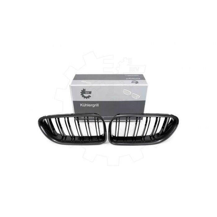 Calandre avant 51712297592 avec 2 grilles de radiateur pour BMW Série 6 F06 F12 F13 de rechange