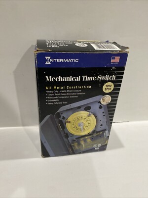 Intermatic T101 24-Hour Mechanical Time Switch 120 VAC 60Hz
