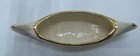 Vintage Ceramic Canoe Pocahontas 5.75" long x 2" wide. Gold Trim With Fish — photo 5