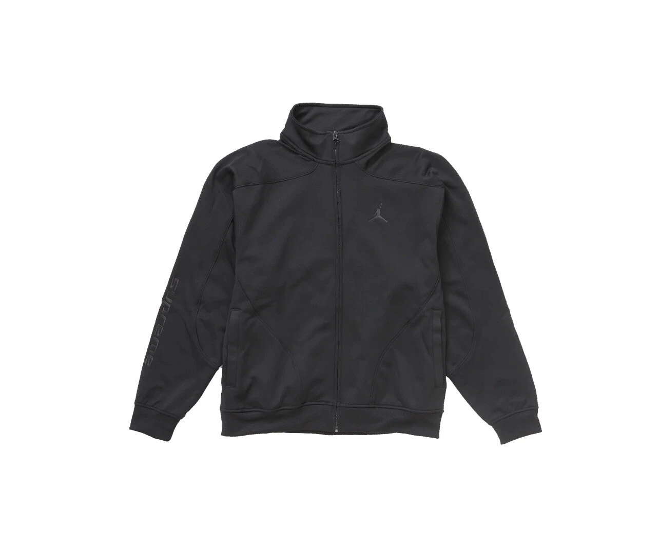 Veste de survêtement en tricot Supreme Jordan noir à la main taille : XXL