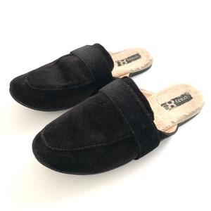 fur loafer slides