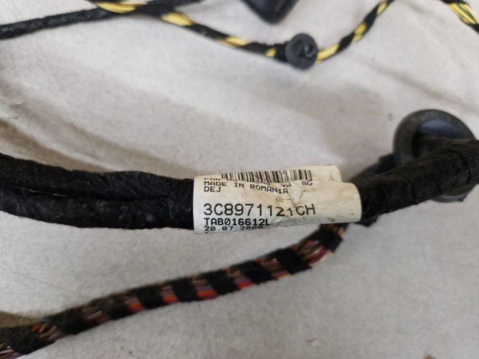 VOLKSWAGEN CC 2013-2017 arnés de cableado de puerta del lado del pasajero delantero derecho OEM Foto 4 de 4