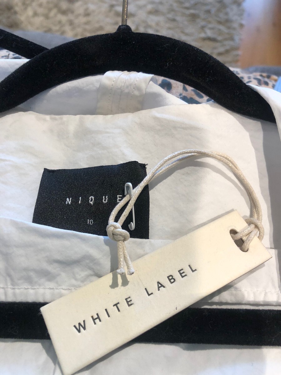 Nique White Label Casual Jacket Size 10 Australia