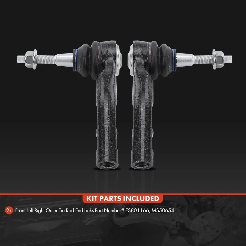 2x Extremo de barra de amarre exterior para Cadillac XTS 13-19 Buick Allure LaCrosse XTS Saab 9-5 Foto 2 de 4