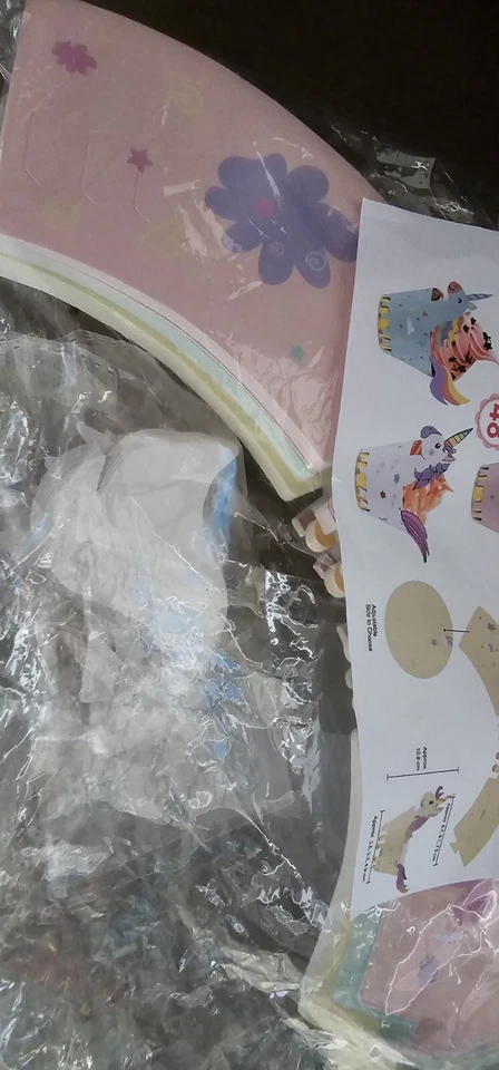 Vabaso Einhorn Cupcake Wrappers Papier 48 Stücke süße Unicorn Muffins Dessert... - Bild 2 von 3