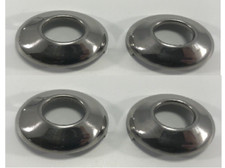 Set 4 Stainless Door Handle Window Crank Escutcheon 1932-1934 Ford Pickup Truck