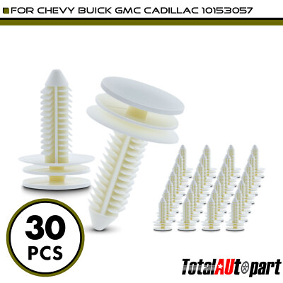 30Pcs Door Trim Panel Retainer Fasteners Clips for Chevy GMC Cadillac Buick 8mm
