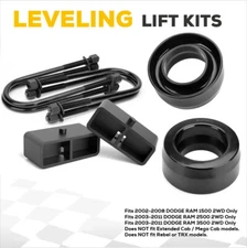 3" Front + 2" Rear Full Leveling Lift Kit for Dodge Ram 2500 3500 2WD 2003-2011