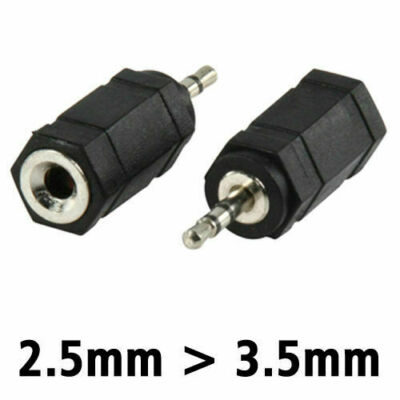 Mini Jack Audio Anlage Stereo Adapter 3,5 mm Buchse auf 2,5 mm Klinke Aux  Z29