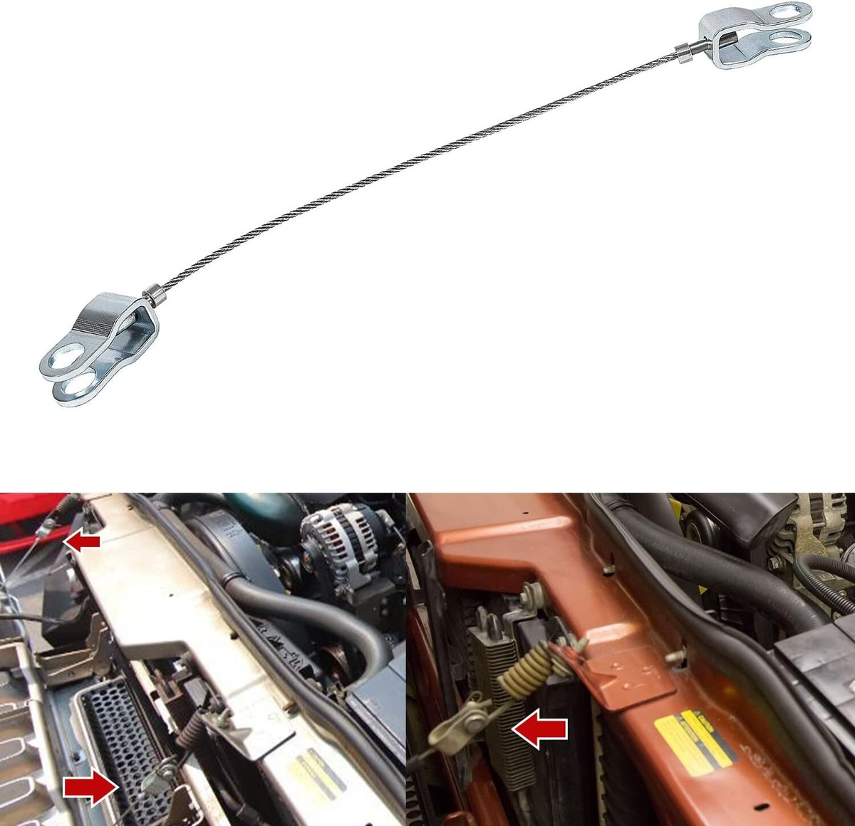 Câble De Commande De Capot Pour Hummer H2 2003-2009 - Catch Lock Line, Référence 15146196 - 10