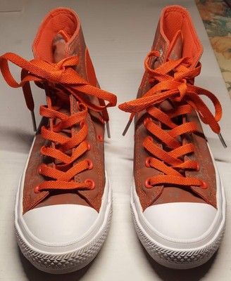 womens orange chuck taylors