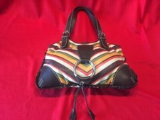 Vintage Isabella Fiore Boho Stripe Shela Bag