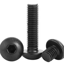 M4 M5 M6 - M12 Socket Button Head Screws 10.9 High Tensile Black Allen Bolts