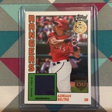 2019 Topps - 1984 Topps game used Relics #84R-AB Adrian Beltre HOF 12/150 made