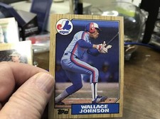 1987 Topps Baseball WALLACE JOHNSON FROM VENDING # 588