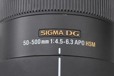 Sigma 50-500mm f/4.5-6.3 Camera Lenses for sale - eBay Sigma 50-500mm f/4.5-6.3 Camera Lenses for sale - eBay