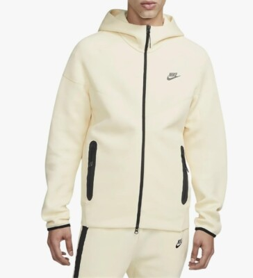 #ad #ad Nike Sportswear Tech Fleece Windrunner Full Zip Men#x27;s Hoodie Coconut Milk XXL $78.00