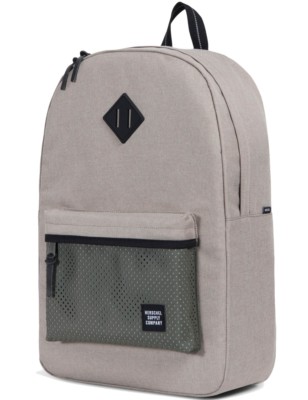Herschel HERITAGE Freizeit Rucksack Backpack Schulrucksack Light Khaki Forest Ni