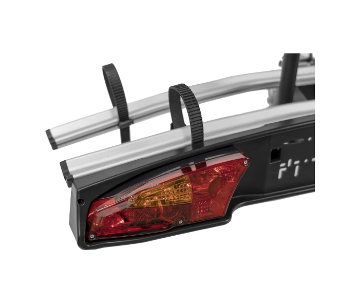 PORTABICI DA GANCIO TRAINO IN ACCIAIO E PROFILI IN ALLUMINIO MERAK 2 BICI - Immagine 3 di 4