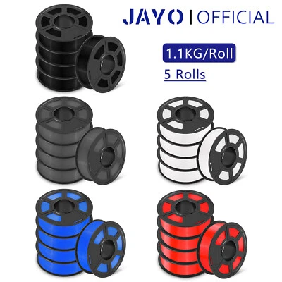 JAYO 5KG PETG PLA Mate PLA+ SEDA 3D Impresora Filamento ABS PVB 1,75mm 1,1KG APLA
