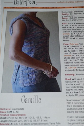 Sleeveless Hoodie Sweater Knitting 