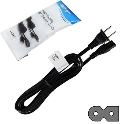 HQRP 10ft AC Power Cord for Sharp 19''-55'' LC series TV 9JD120V115909 Replacement