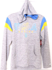 New UCLA Bruins University of California Colosseum Grey LS Hoodie Shirt Youth M
