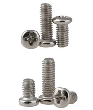 M1.4~M5 carbon steel Round head machine screws T818 electronic cross screw