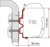 Fiamma Adapter Hymercamp 4,0M, FüR F45 Markise