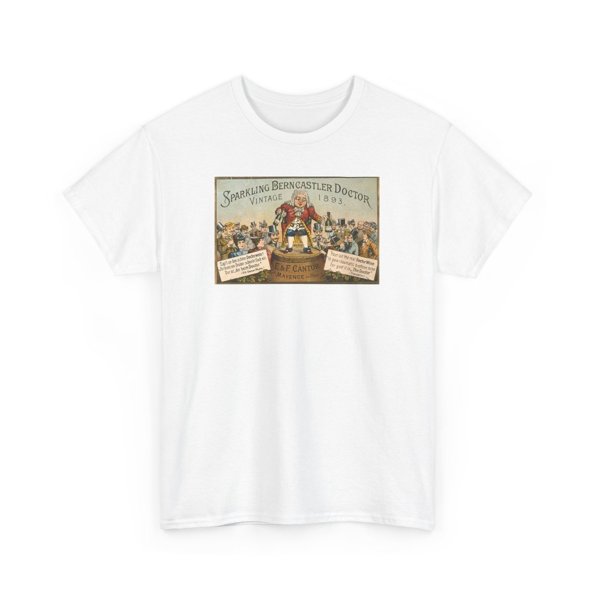 トップス n Vintage Sparking Berncastler Doctor (1893) T-Shirt, Tee, Top