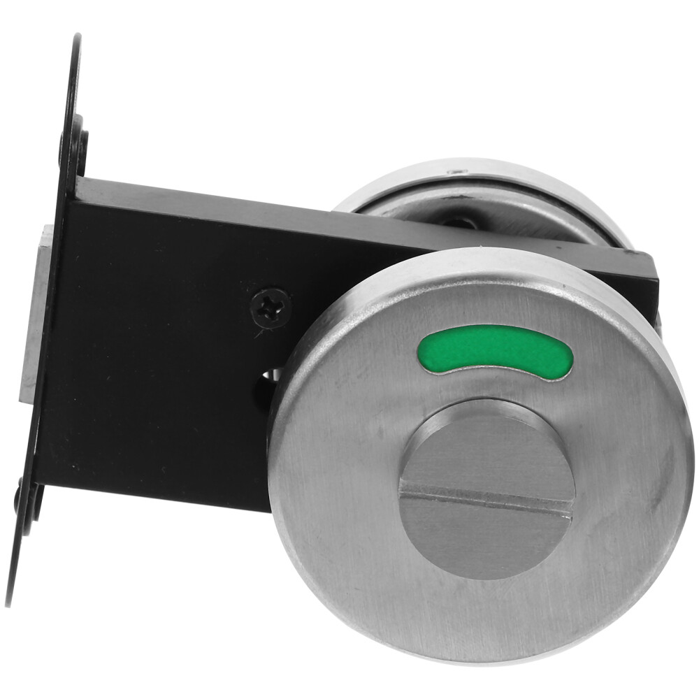 1PC Privacy Door Lock Green Red Indicator Shower Door Lock Latch Bathroom Lock-image