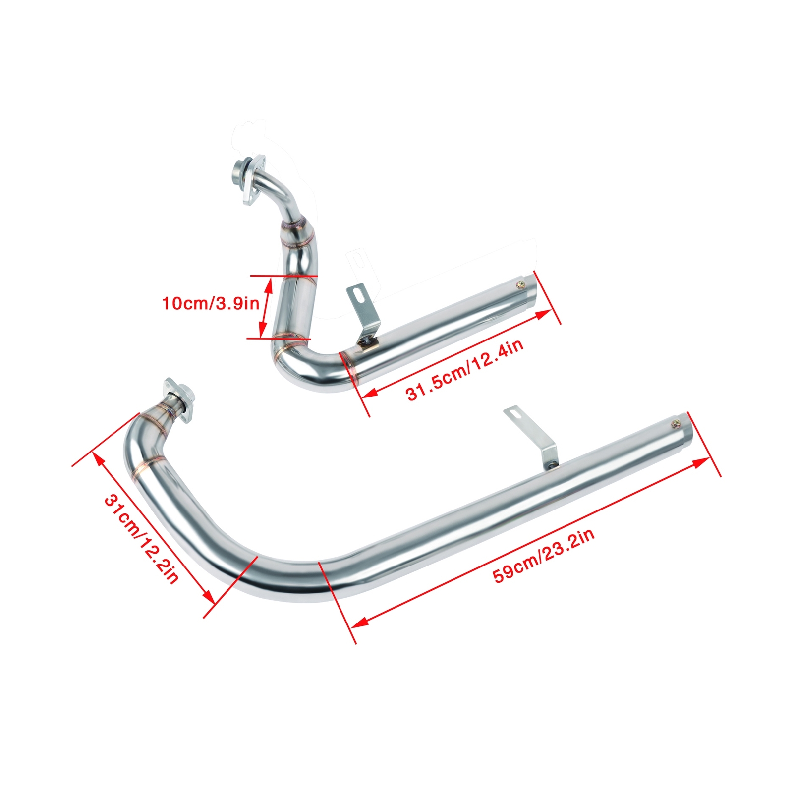 For Yamaha Virago 125 XV125 XV250 Muffler Exhaust System Pipes Silencer