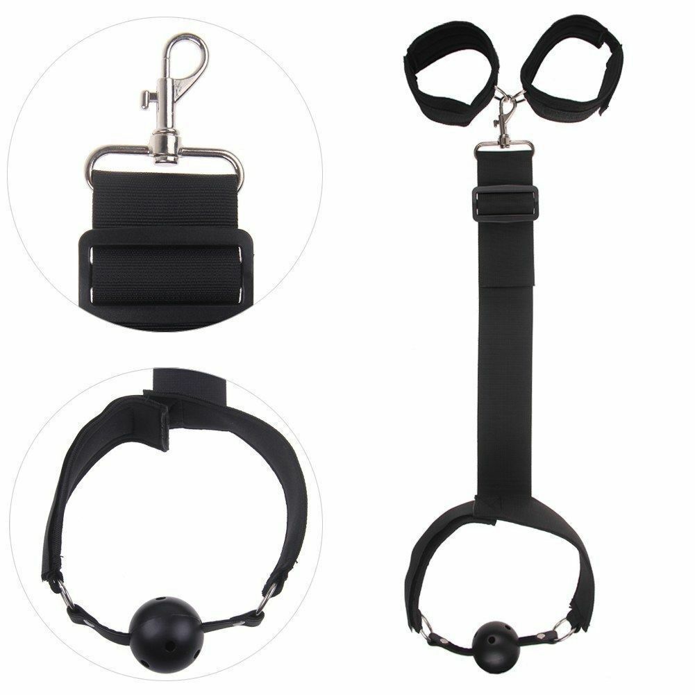 RestraintHandcuffBallGagCollarHarnessBondageSlaveAdultCouple